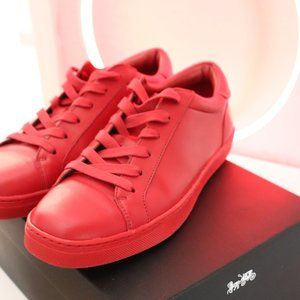 All Red Coach Sneakers